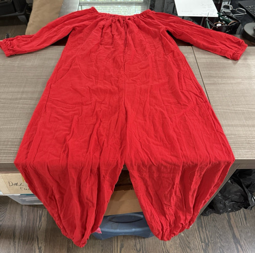 Red jump suit nwt - red, lg