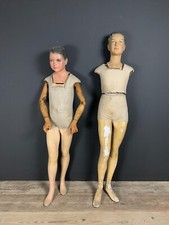 Pair of French  P. Imans Male Mannequins. Vintage. Decorative. #No28Antiques