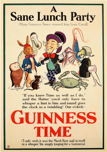 Vintage poster guinness lunch - vintage,