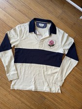 ENGLAND 2000s VINTAGE JOULES RUGBY CLUB UNION SHIRT COTTON LONG SLEEVE SIZE M