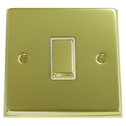 Polished brass light switches - polished,