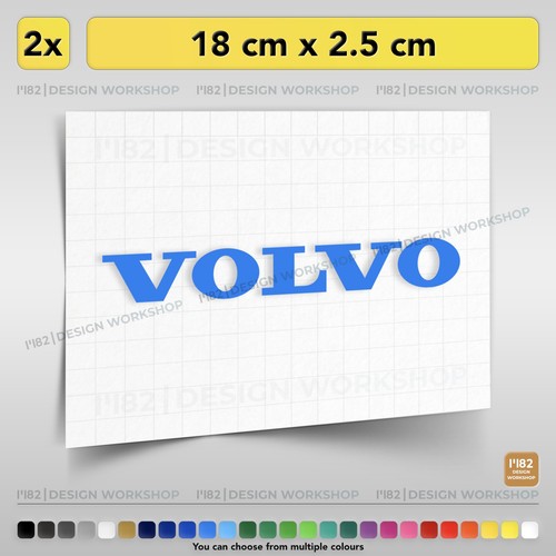 Volvo stickers vinyl decal - 2x,