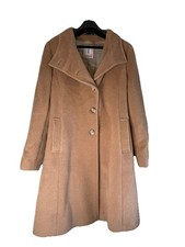 Ladies Coat Winter Tan Alpaca