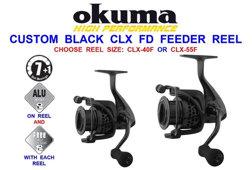 Okuma custom black clx feeder - okuma,