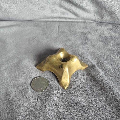 Brass poker stand - brass, candle
