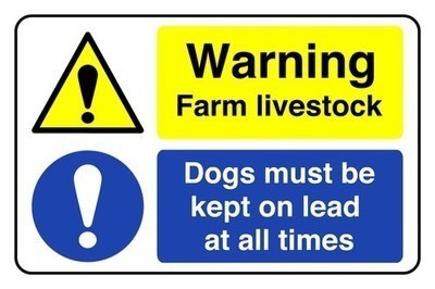 Warning farm livestock - farm,