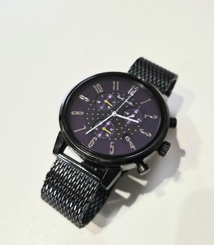 Paul smith black - paul, chronograph