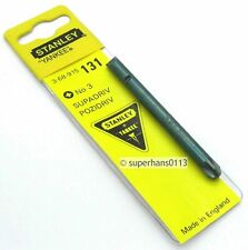 New 131B GENUINE Stanley Yankee Screwdriver PZ3 5813 Bit NO 3 Pozidrive 131