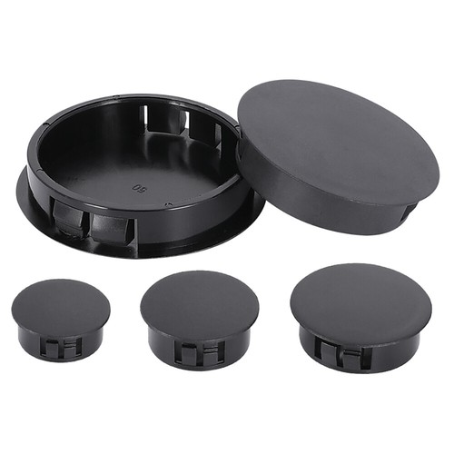 Round plastic black blanking - round,