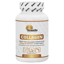 Fish Collagen Hydrolysate – Tablets – NatiCol – Skin Hydration, Renewal – Sowelo