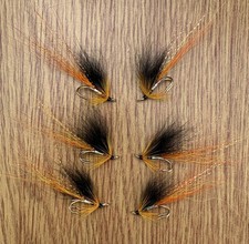 3 x Cascade Salmon Flies. #8