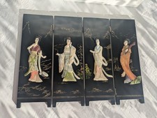 Black Lacquer Carved Soapstone