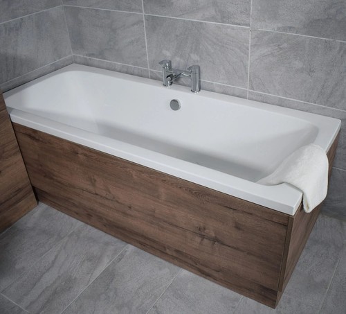 Mdf bath panels walnut oak - mdf,