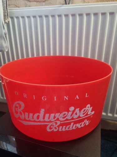 Rare red plastic budweiser - rare,