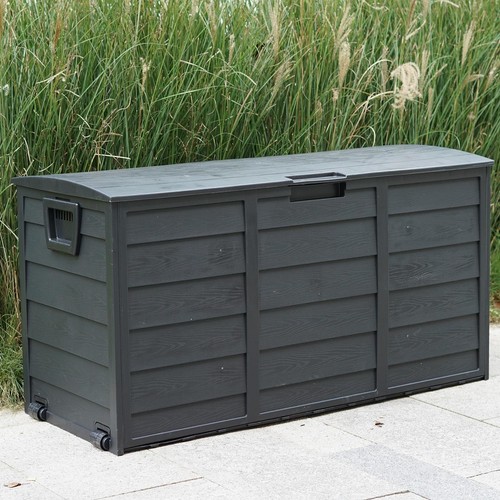 Black 300l plastic storage box - 300l,