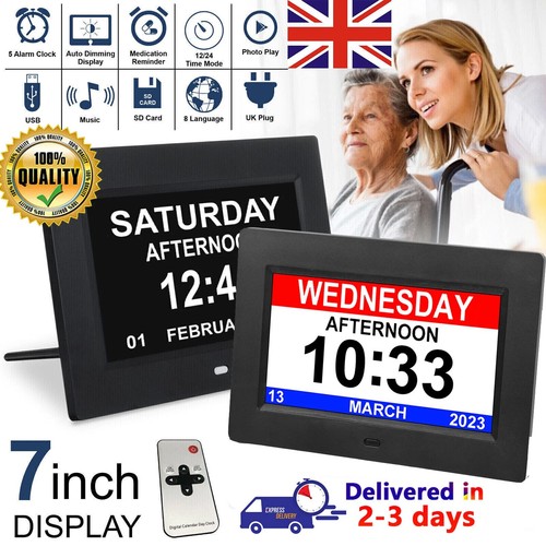Large dementia clock - 7",