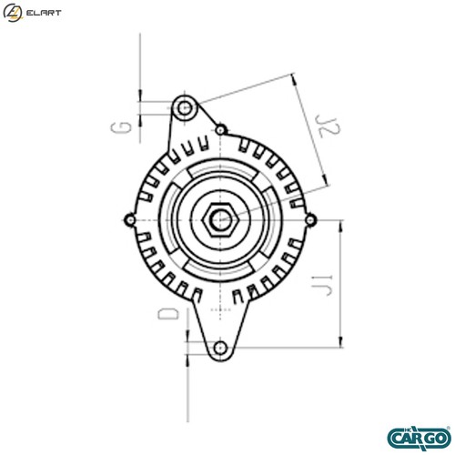 Alternator 032 113 - 032, 246