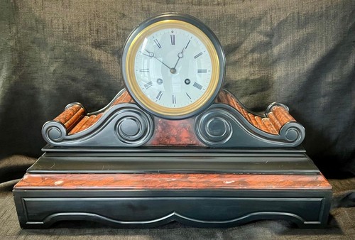 Antique french marble clock