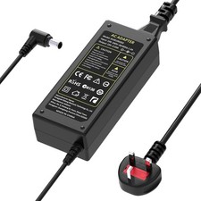 19V 2.53A 48W Monitor TV Power Supply Charger for LG Samsung, 6.5x4.4mm, UK Plug