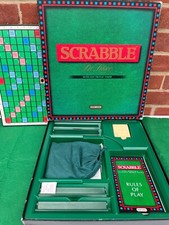Scrabble Deluxe - Turntable & Electronic Timer 1988 Spears Games 100% Complete