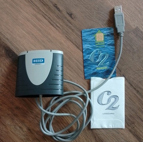 Concept2 log card - log, and