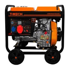 5kVA Portable Diesel Generator Electric Start ATS 10HP 3 Phase Open Frame
