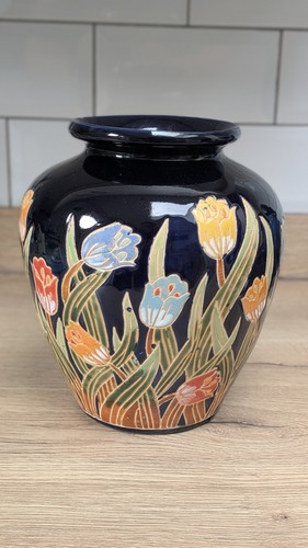 Vintage studio pottery tulip - studio,