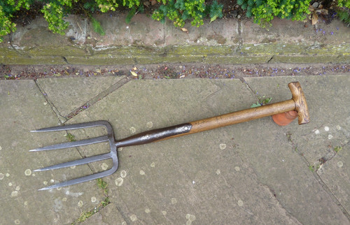 Vintage potato fork garden - vintage,