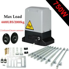 2000KG Automatic Sliding Electric Gate Opener Garage Door Motor Kit Remote &Rack