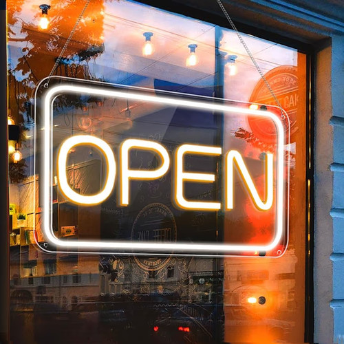 Led neon open sign dimmable - led,