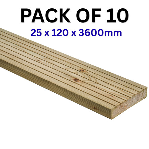 New treated timber decking - treated,
