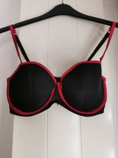 La Senza Bra 36D Black And Red