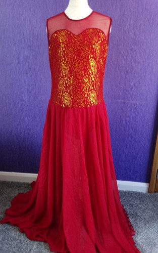 Girls long red - long,