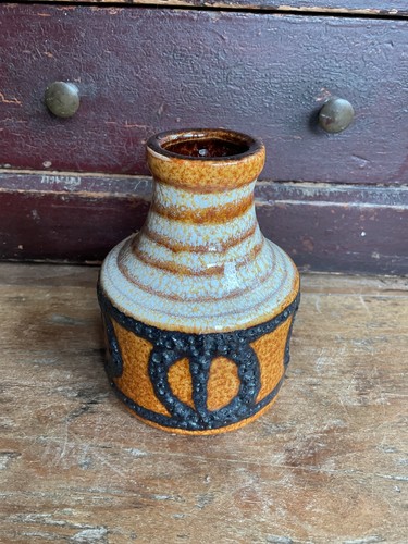 Vintage west german posy vase - vintage,