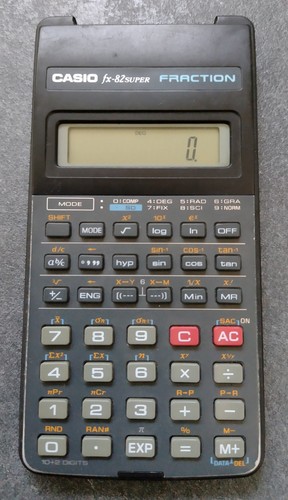 Casio super fraction - casio,