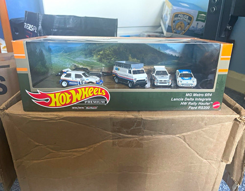 Hot wheels premium car rally - wheels, 4-car