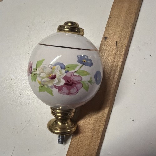 Vintage porcelain brass - &,