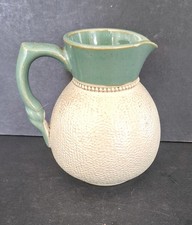 Lovatt Langley Green Part Textured Creamer Jug 9cm Tall