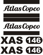 Atlas Copco XAS 146  Decal Kit