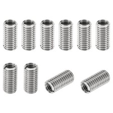 10pcs Thread Adapter Sleeve Reducing Nut Insert M10x1.5 Male M8x1.25 Female 20mm