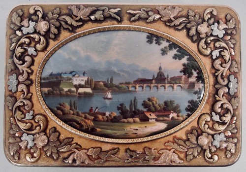 Antique snuffbox biedermeier - antique,