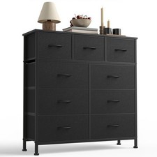 9-Drawer Fabric Dresser