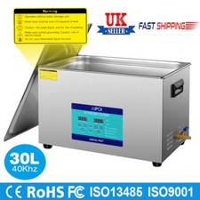 30L Digital Ultrasonic Cleaner Timer Heater Professional 304 Stainless Steel