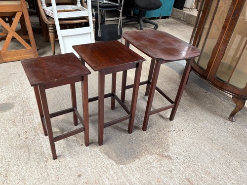 Nest wooden tables brown - nest,