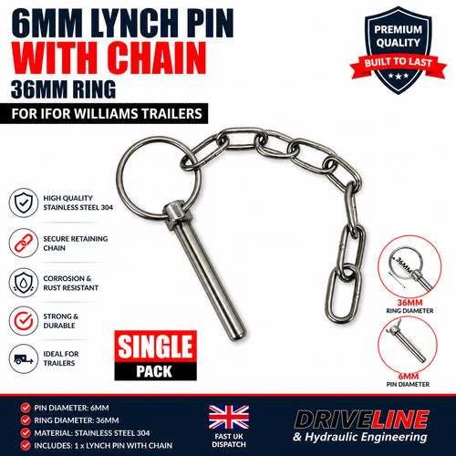 6mm lynch pin with - lynch,