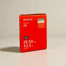 Sony FE 50mm f2.5 G Lens