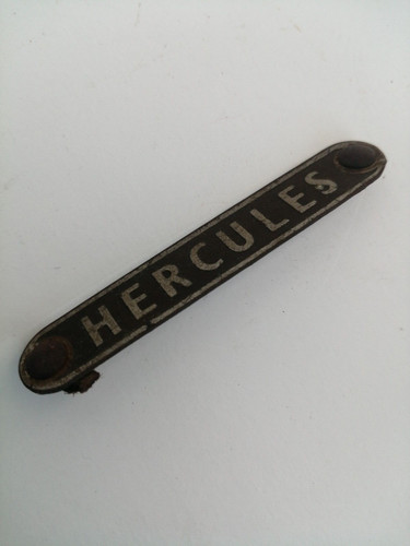 Vintage bicycle seat badge - vintage,