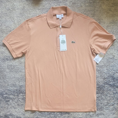 Lacoste men beige polo - lacoste, m