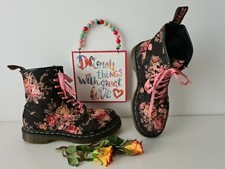 Dr Martens Pascal Castel 1460 8 eye Victorian Flowers floral boots UK3 EU36 US5