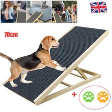 Adjustable Heights Dog Pet Ramp Foldable Stairs Non-Slip Ramp for Car Bed Sofa
